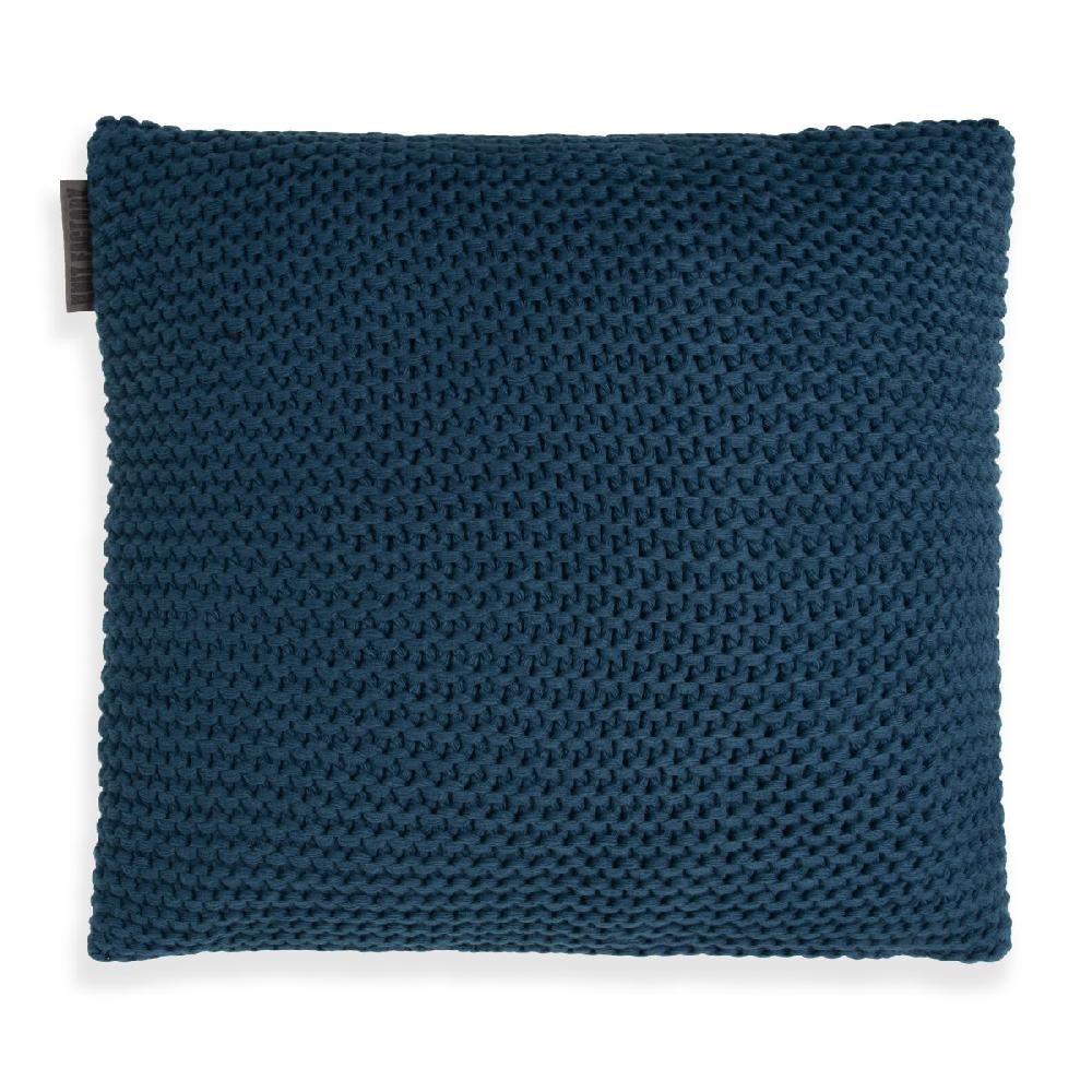 knit factory Vinz Kussen Petrol - 50x50