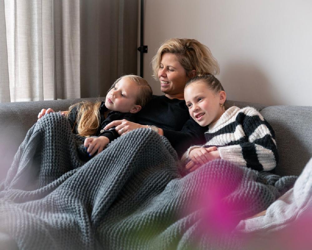 Knit Factory Vinz Plaid Antraciet