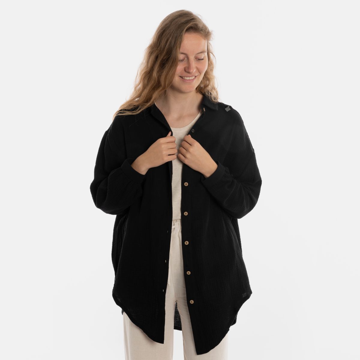 Knit Factory Yuki Blouse Zwart - 36/44