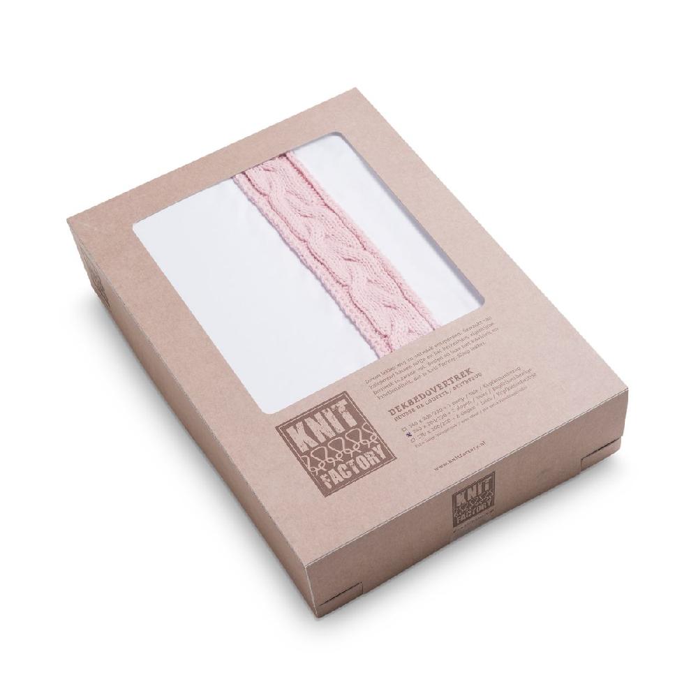 Knit Factory Sasha Dekbed 2 Persoons Roze - 240x200/220