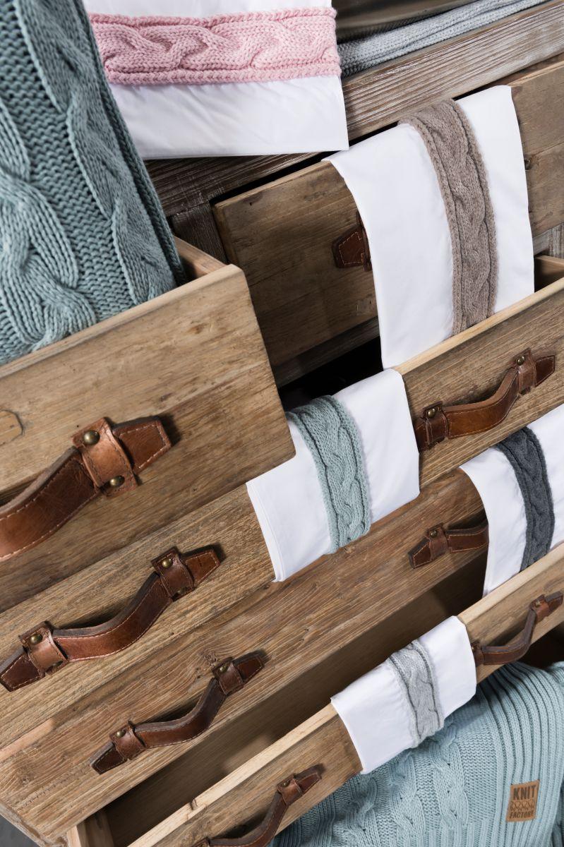 Knit Factory Sasha Dekbed 2 Persoons Roze - 240x200/220