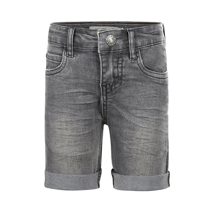 koko noko Koko Noko jongens jeans shorts loose fit grijs
