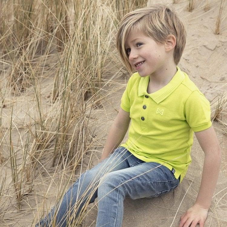 Koko Noko Koko Noko Jongens Poloshirt Noah Neon Geel