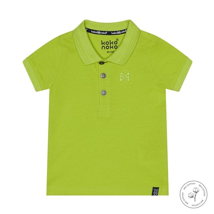 koko noko Koko Noko jongens poloshirt Noah neon geel