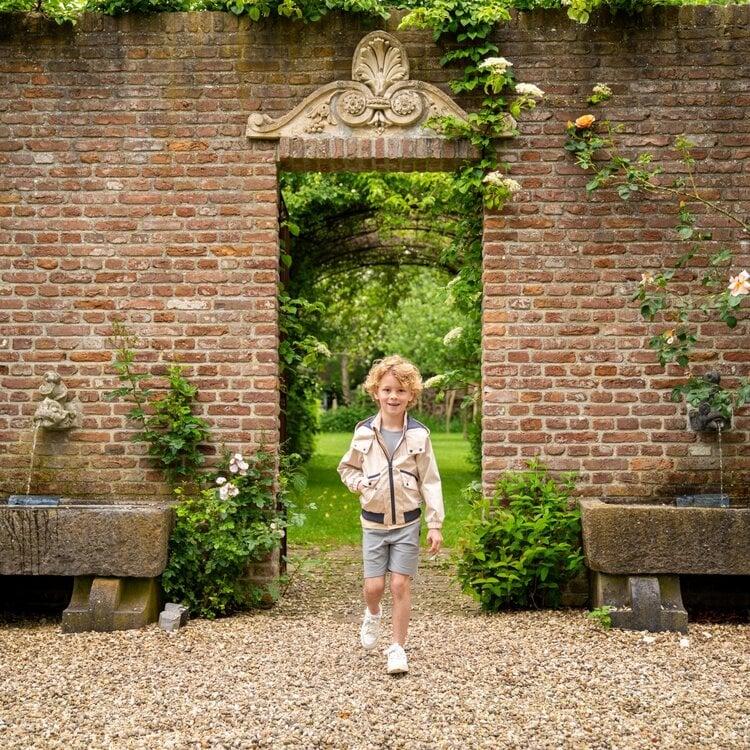 Koko Noko Koko Noko Jongens Set 2 Jogging Shorts Grijs Geel