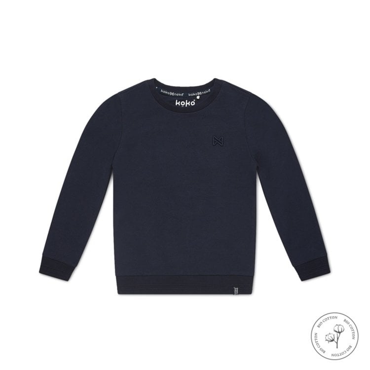 koko noko Koko Noko jongens sweater Neill donkerblauw