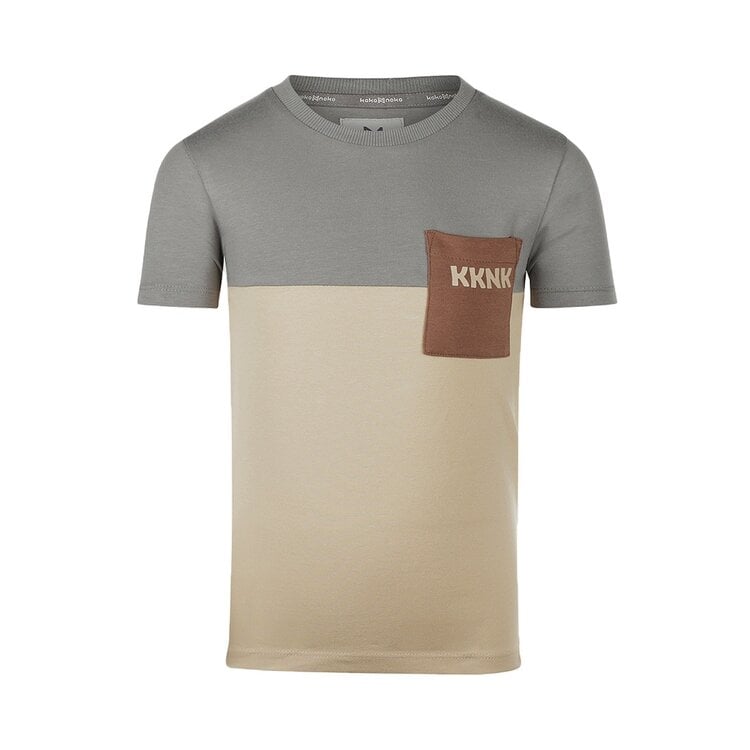 koko noko Koko Noko jongens T-shirt grijs off white