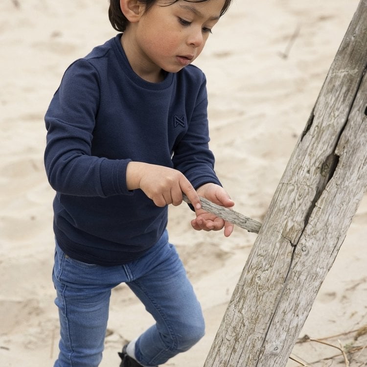Koko Noko Koko Noko Jongens Jeans Novan Knit Blauw