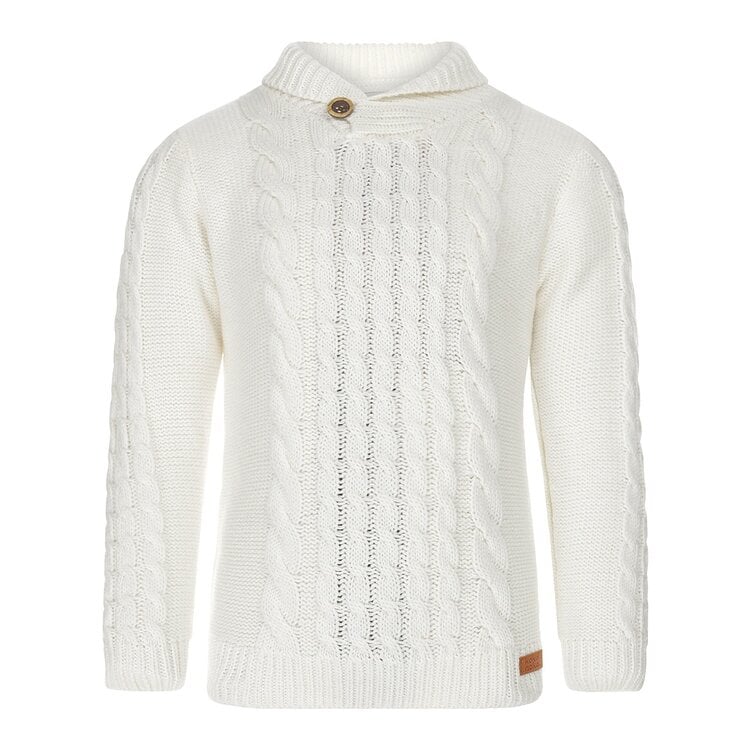 koko noko Koko Noko jongens kabeltrui off white