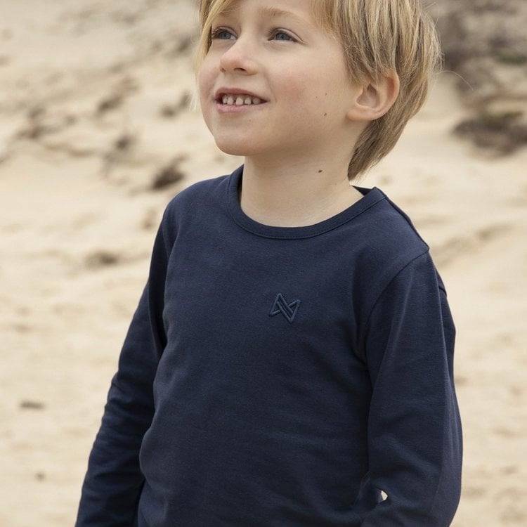 Koko Noko Koko Noko Jongens Shirt Nate Donkerblauw