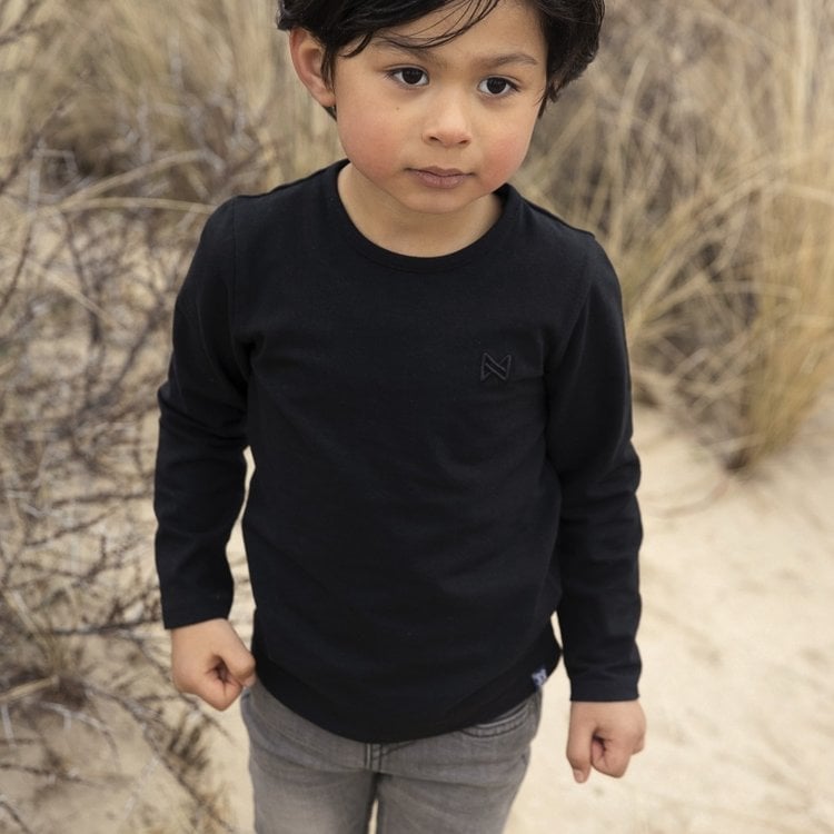 Koko Noko Koko Noko Jongens Shirt Nate Zwart