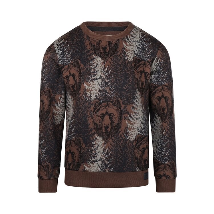koko noko Koko Noko jongens sweater bruin beren