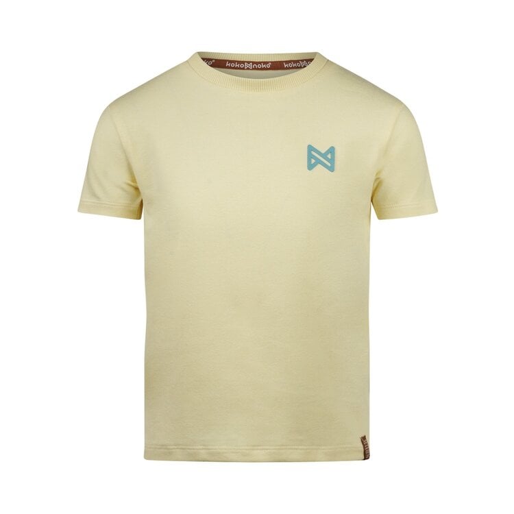 koko noko Koko Noko jongens T-shirt lichtgeel