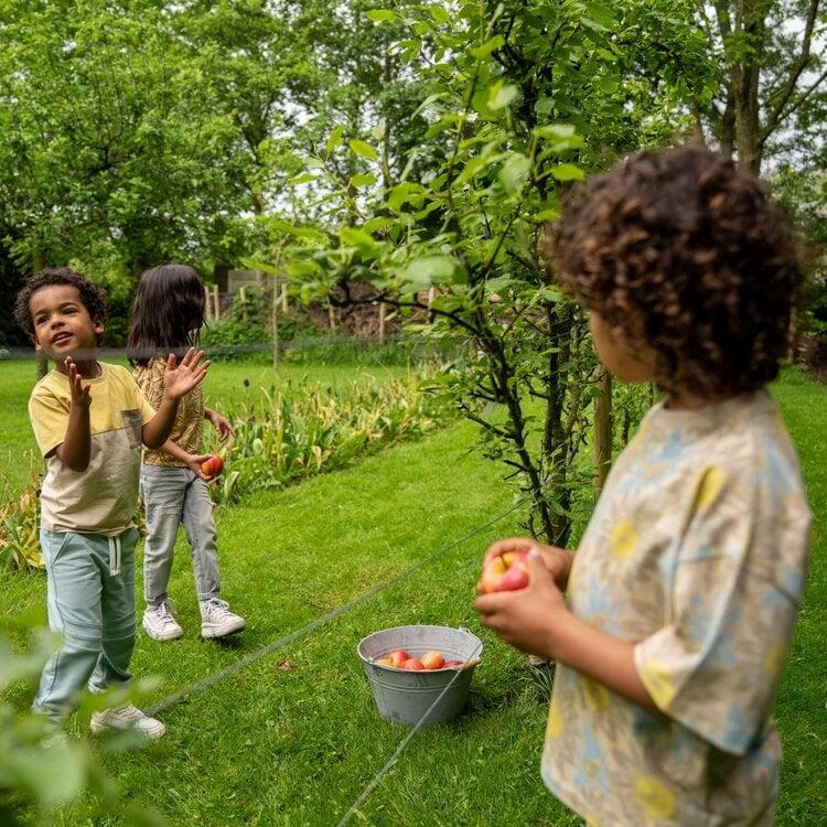 Koko Noko Koko Noko Jongens T-shirt Lime Off White