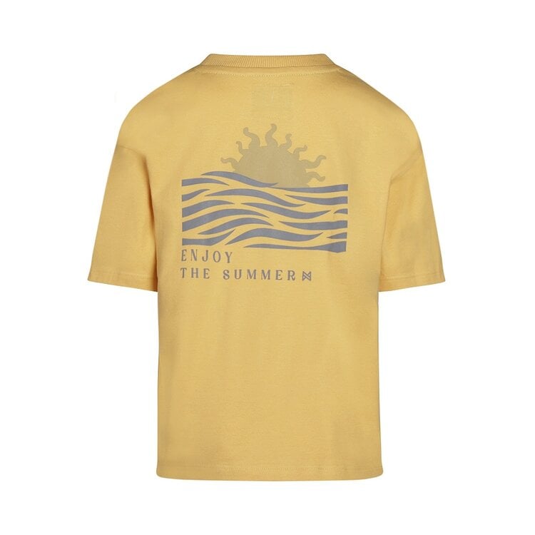 Koko Noko Koko Noko Jongens T-shirt Loose Fit Geel
