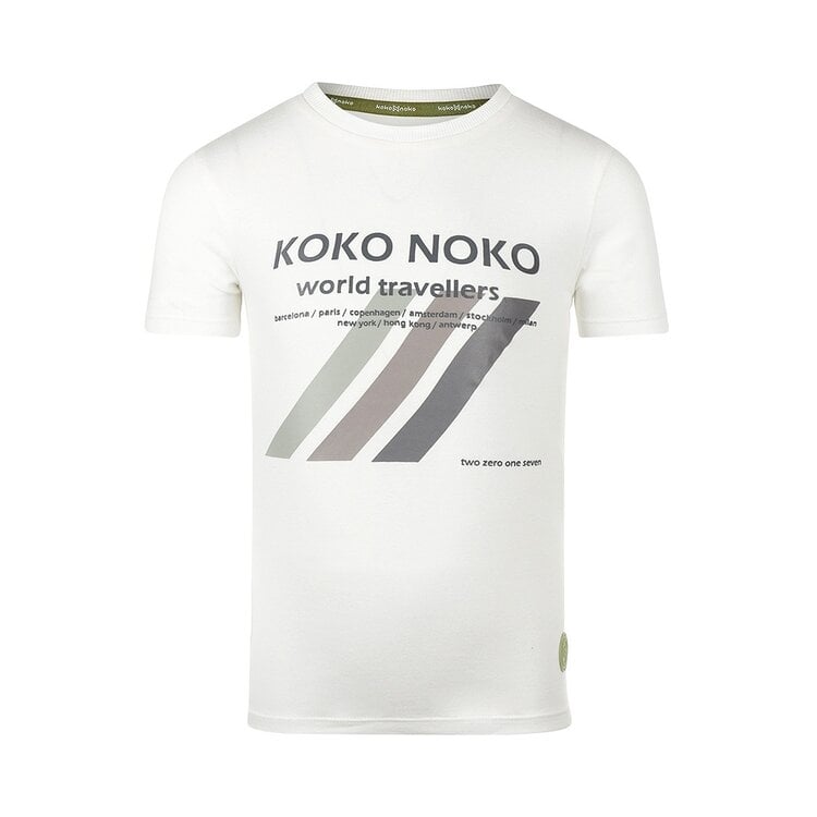 koko noko Koko Noko jongens T-shirt off white