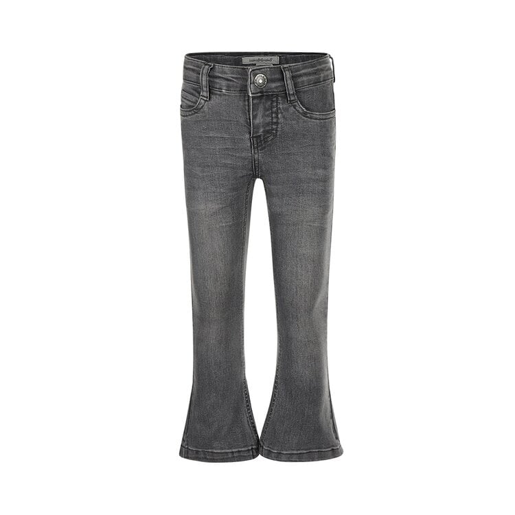 koko noko Koko Noko meisjes flared jeans grijs