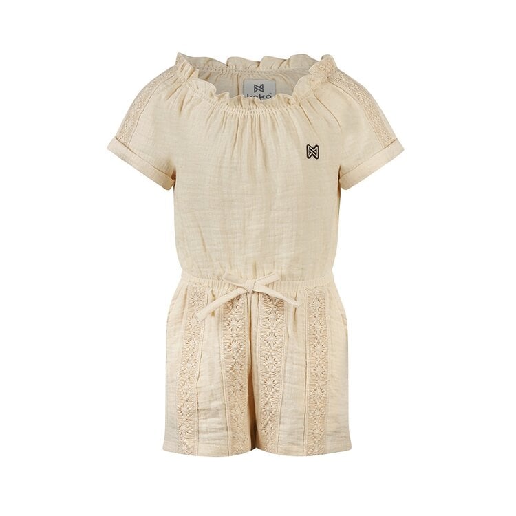koko noko Koko Noko meisjes jumpshort beige
