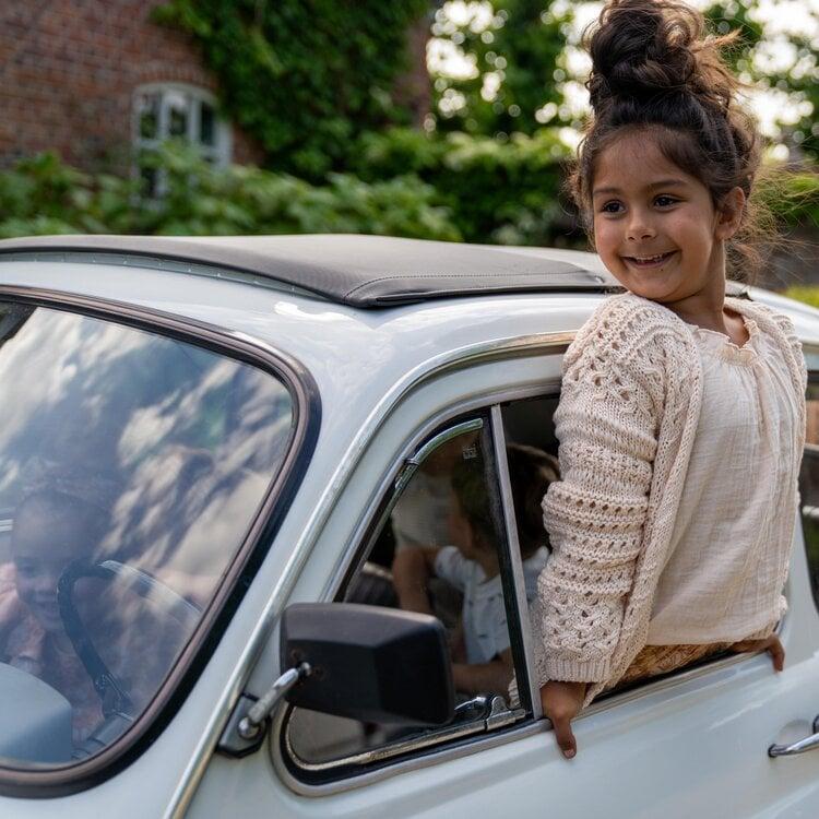 Koko Noko Koko Noko Meisjes Vest Off White Gebreid