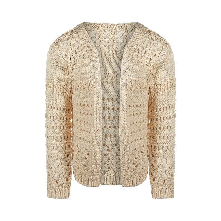 koko noko Koko Noko meisjes vest off white gebreid