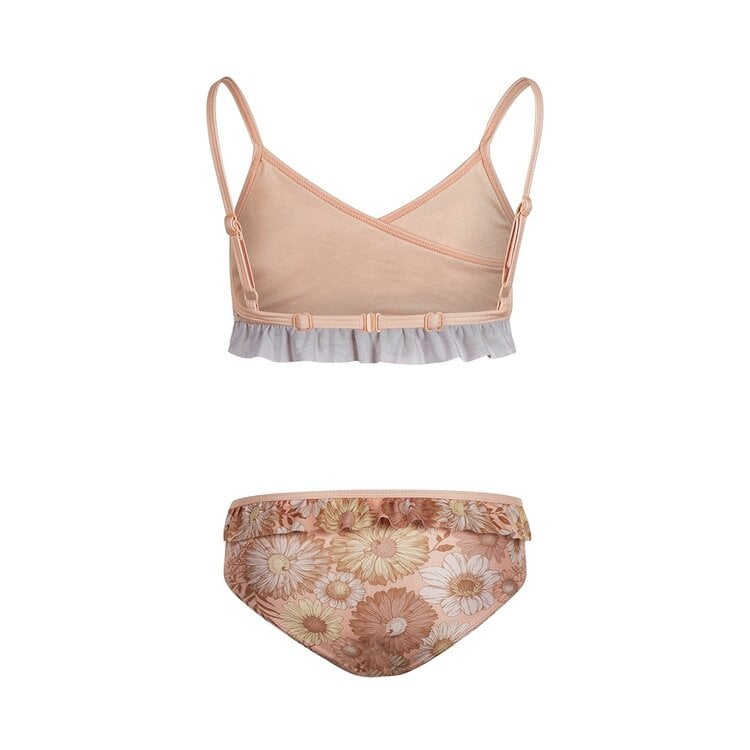 Koko Noko Koko Noko Meisjes Bikini Perzikroze Roestbruin Bloem