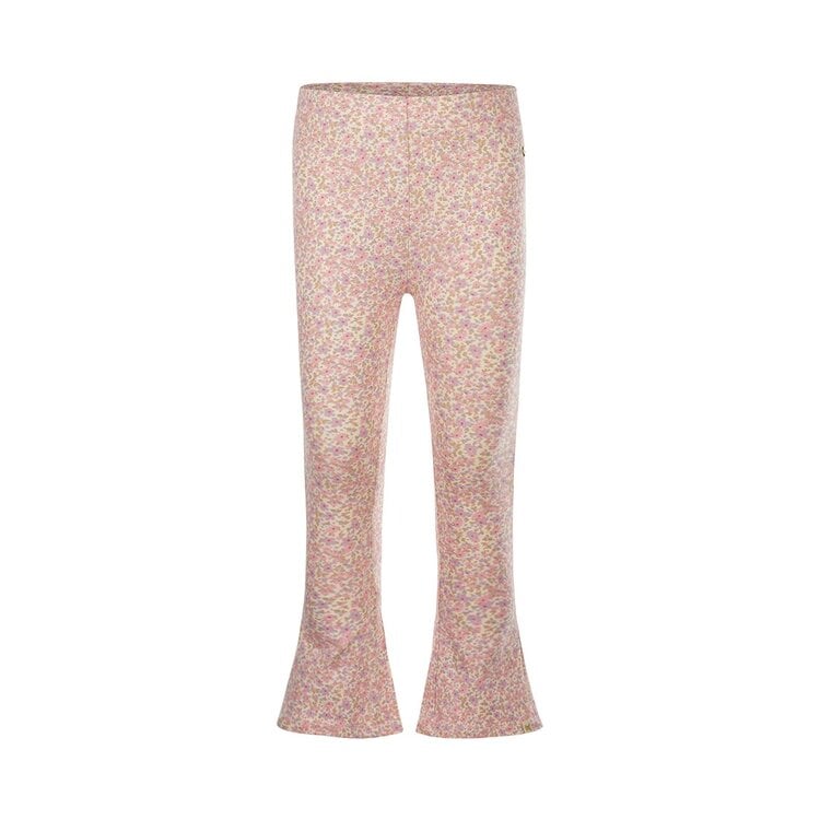 koko noko Koko Noko meisjes flared legging roze bloemetjes