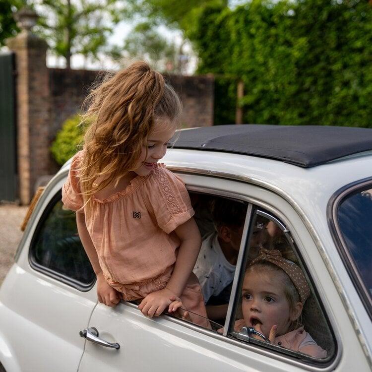 Koko Noko Koko Noko Meisjes Jumpshort Perzikroze Mousseline