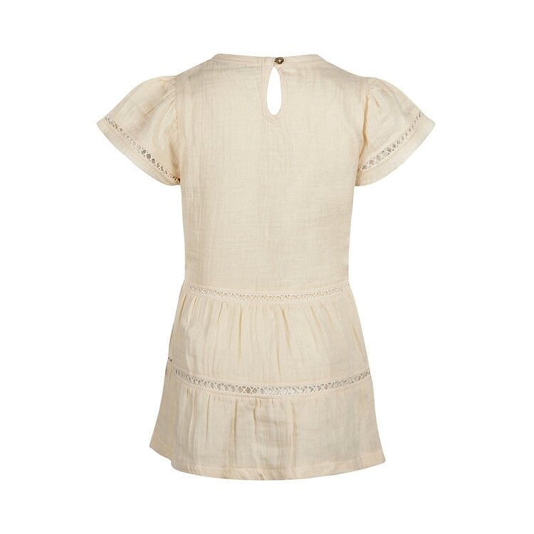 Koko Noko Koko Noko Meisjes Jurk Off White Mousseline