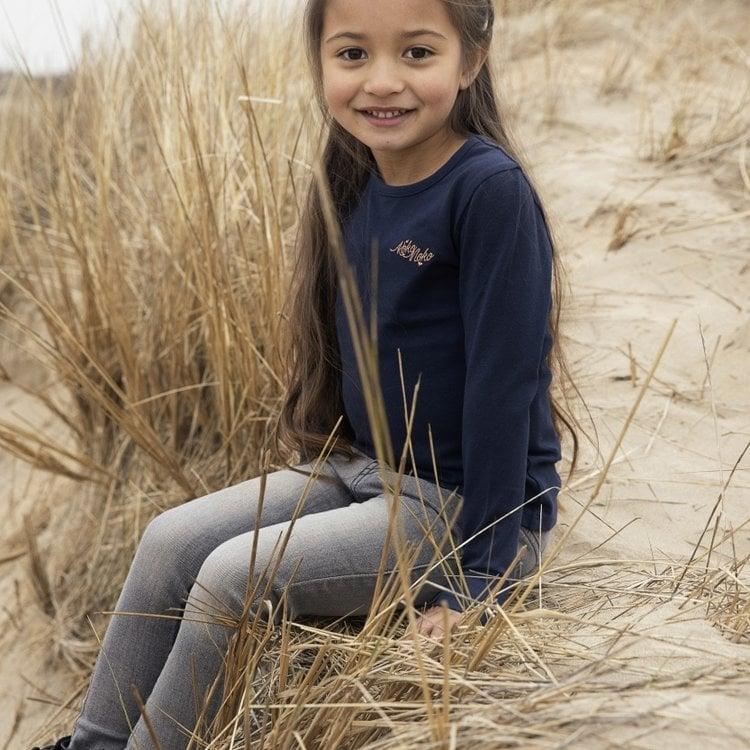 Koko Noko Koko Noko Meisjes Shirt Lange Mouw Norah Donkerblauw