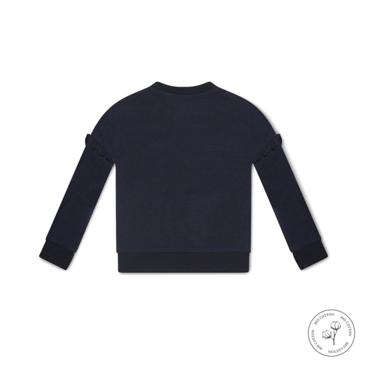 Koko Noko Koko Noko Meisjes Sweater Nova Donkerblauw