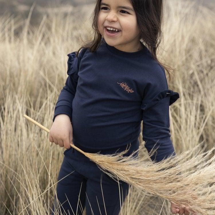 Koko Noko Koko Noko Meisjes Sweater Nova Donkerblauw