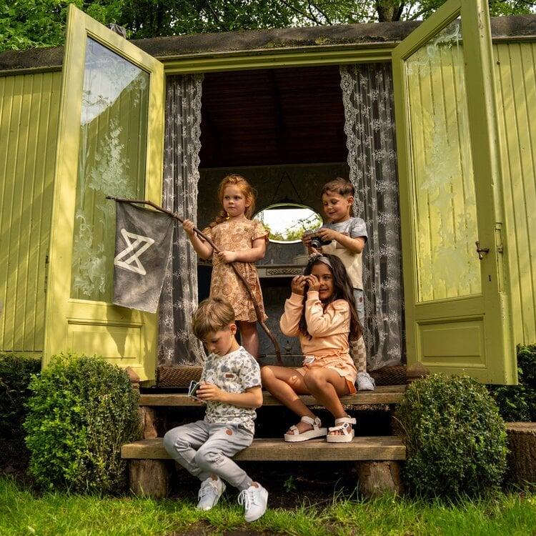 Koko Noko Koko Noko Meisjes Sweater Perzikroze Geborduurde Bloem