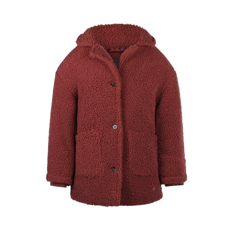 koko noko Koko Noko meisjes winterjas zachtrood teddy