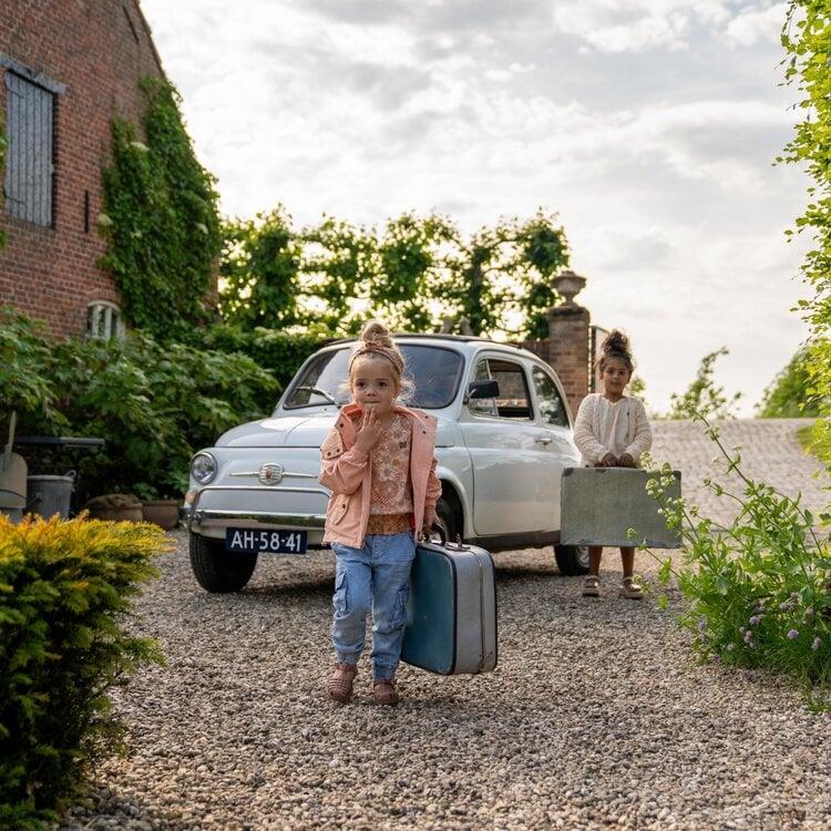 Koko Noko Koko Noko Meisjes Zomerjas Perzikroze Waterafstotend Capuchon