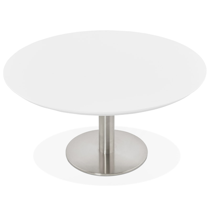 Kokoon Design AGUA White Lounge Coffee Table - Ø 90 Cm
