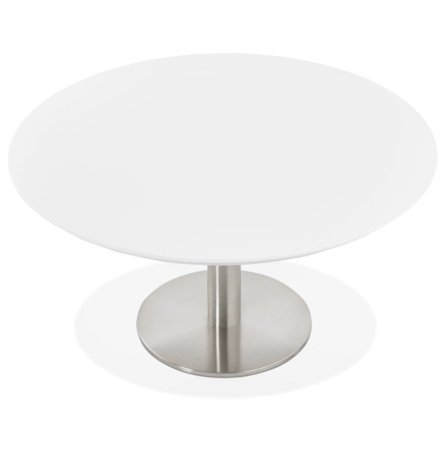Kokoon Design AGUA White Lounge Coffee Table - Ø 90 Cm