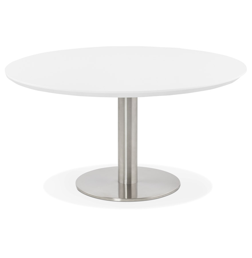 kokoon design AGUA white lounge coffee table - Ø 90 cm
