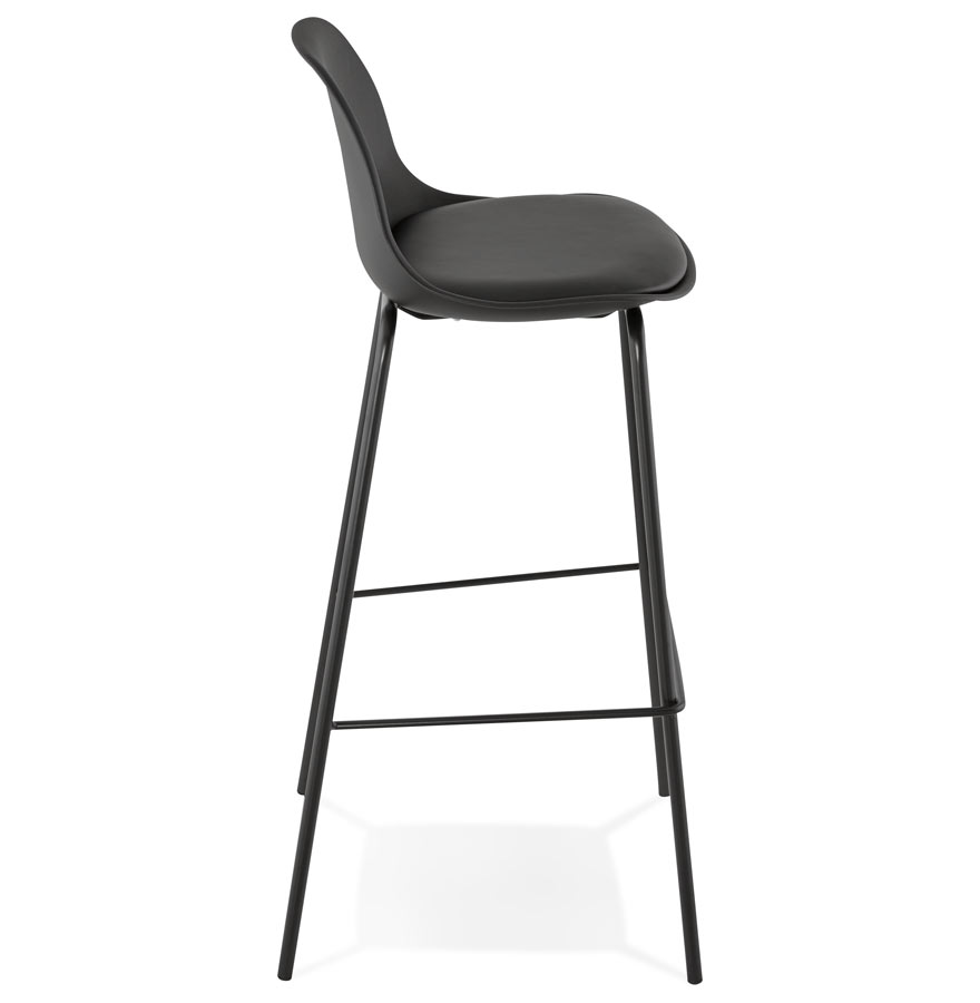 Kokoon Design Bar Stool 'COOKIE' Black Industrial Style