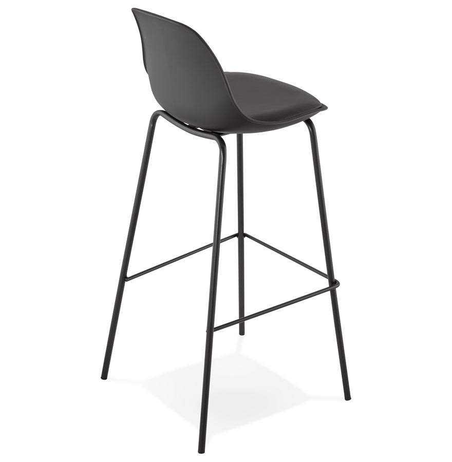 Kokoon Design Bar Stool 'COOKIE' Black Industrial Style