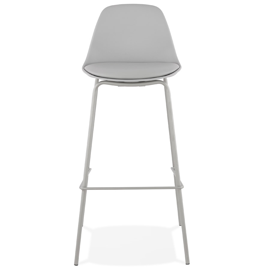 Kokoon Design Bar Stool 'COOKIE' Gray Industrial Style