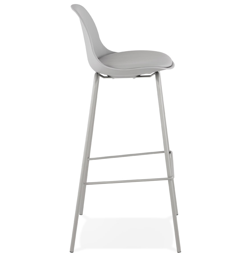 Kokoon Design Bar Stool 'COOKIE' Gray Industrial Style