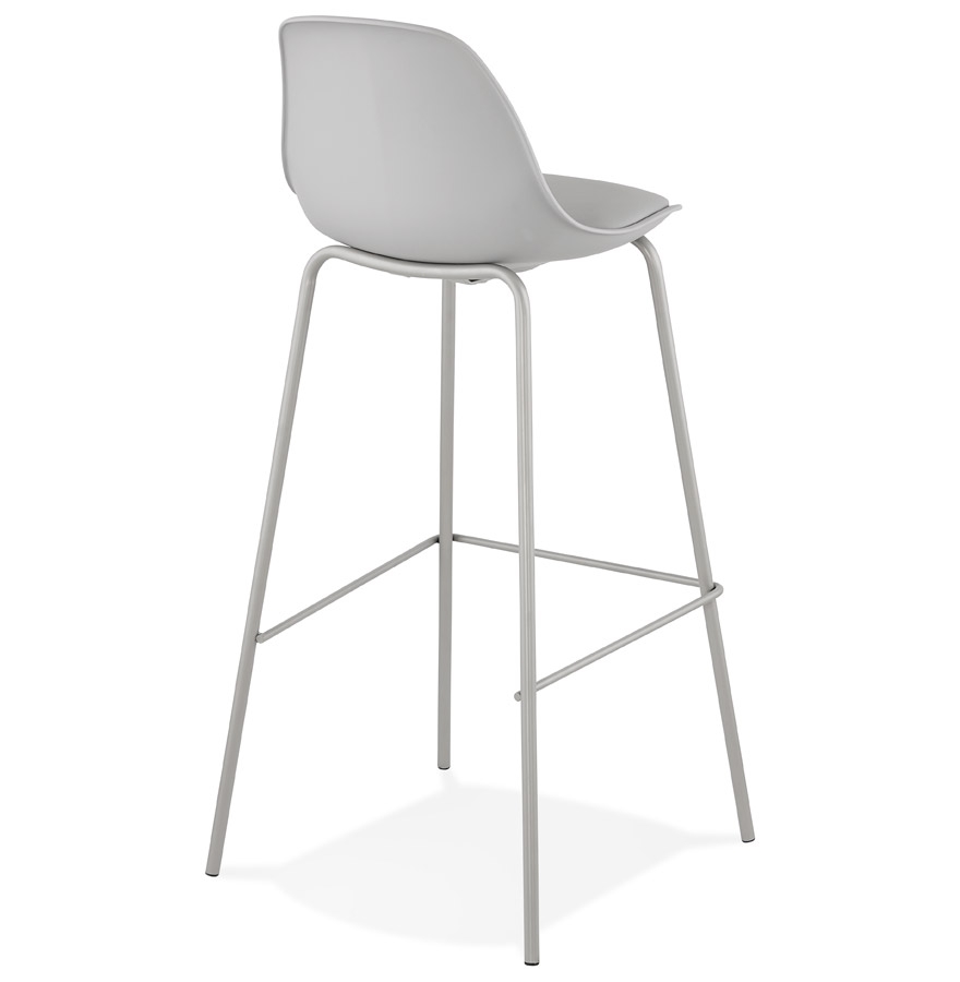 Kokoon Design Bar Stool 'COOKIE' Gray Industrial Style