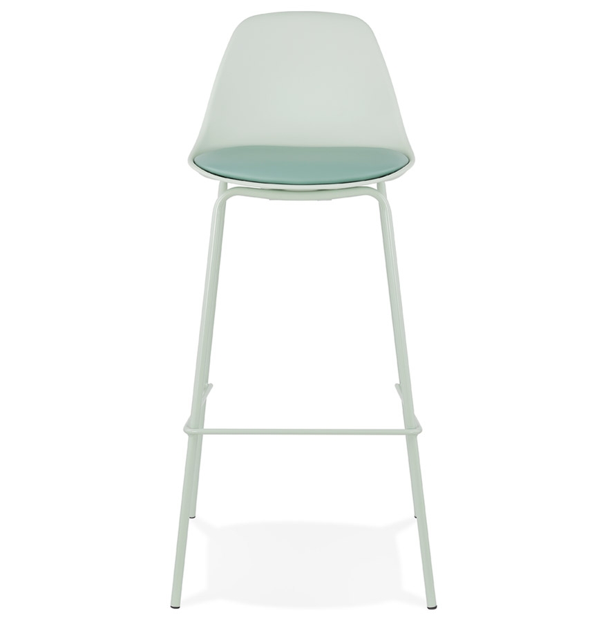 Kokoon Design Bar Stool 'COOKIE' Light Green Industrial Style