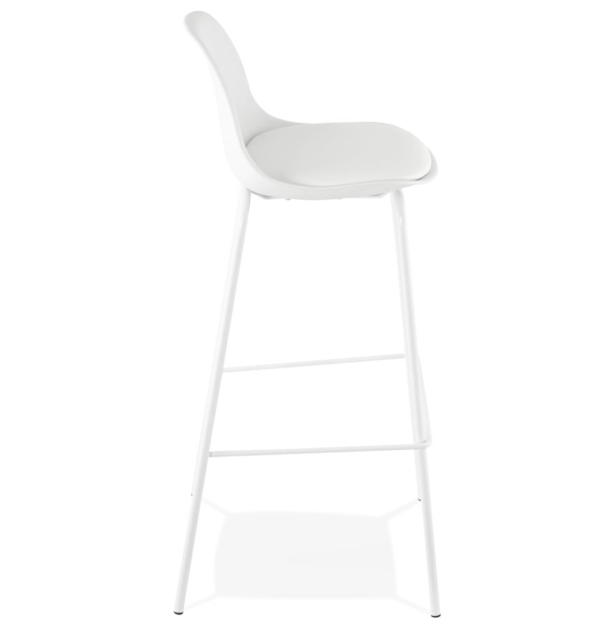 Kokoon Design Bar Stool 'COOKIE' White Industrial Style