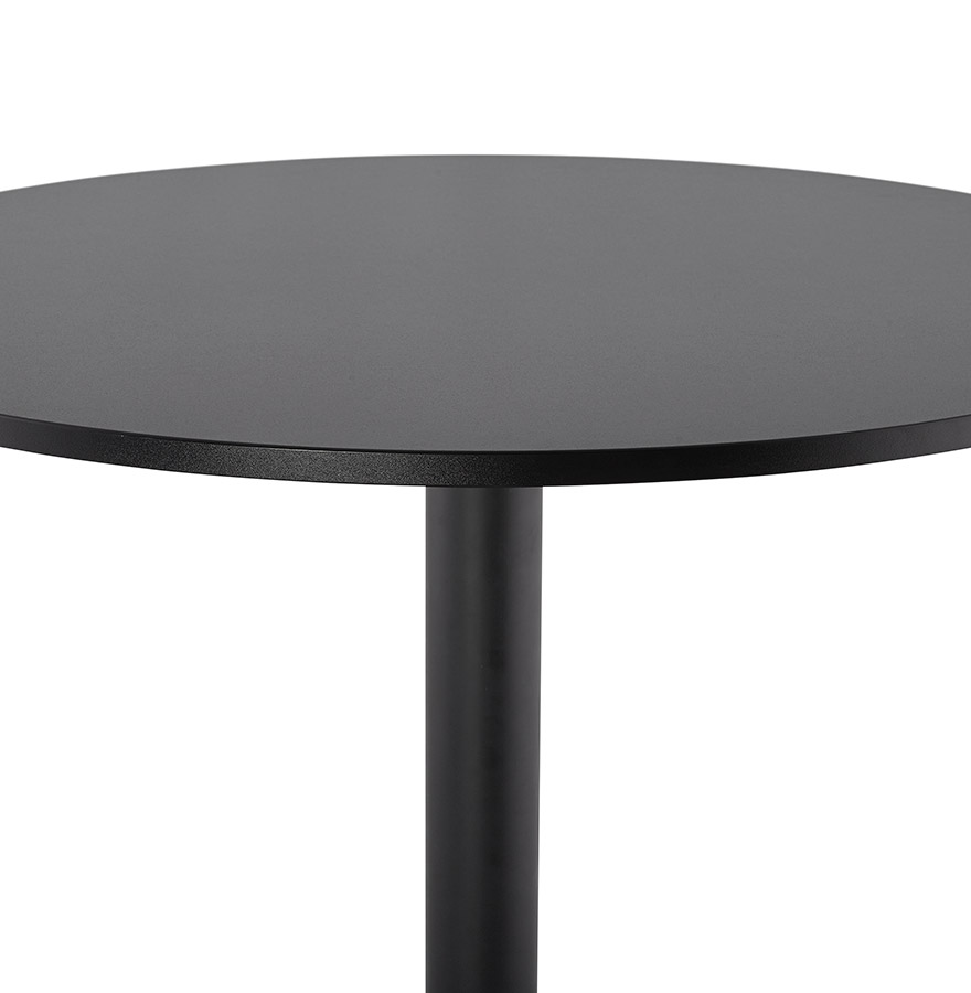 Kokoon Design Black 'BRASILIA' High Bar / High Table - Ø 90 Cm
