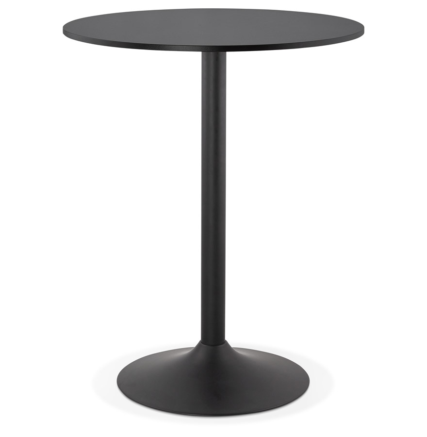 kokoon design Black 'BRASILIA' high bar / high table - Ø 90 cm