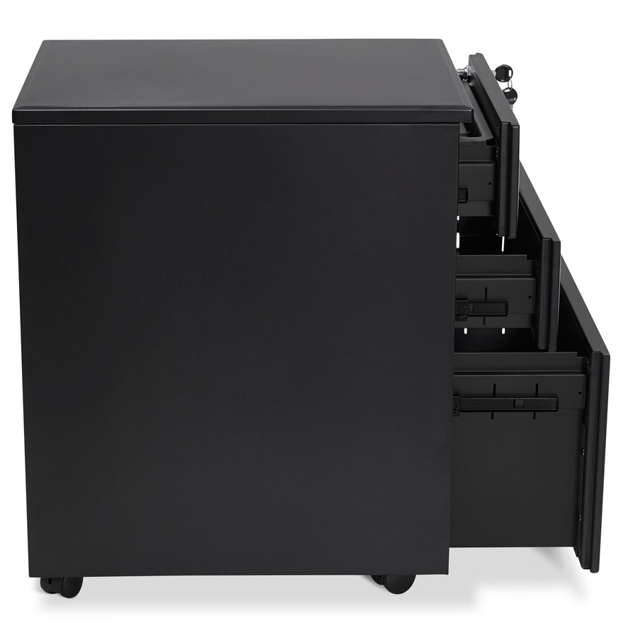 Kokoon Design Black 'DALI' Storage Box With Drawers For Desk