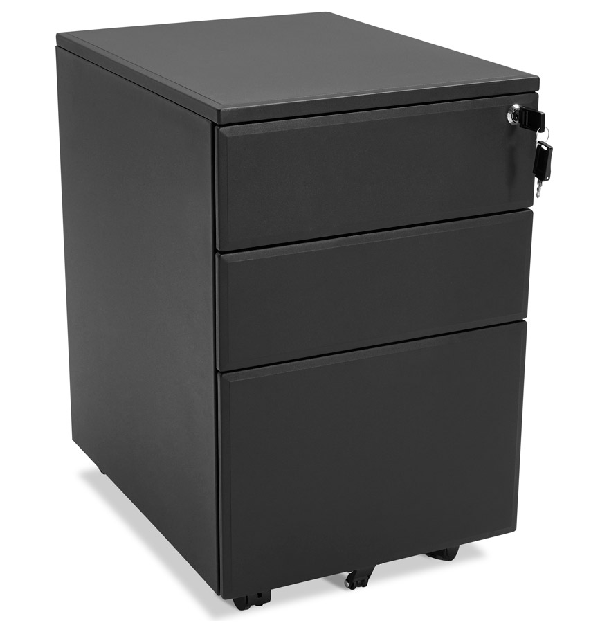 kokoon design Black 'DALI' storage box with drawers for desk kokoon design Black 'DALI' storage box with drawers for desk