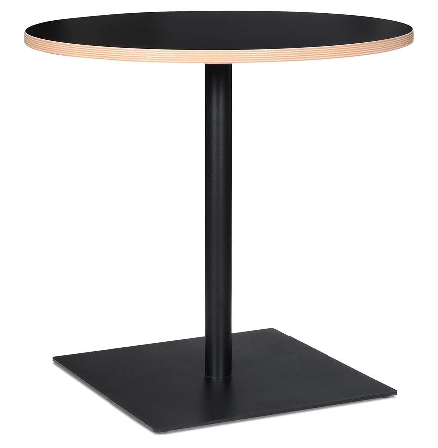 kokoon design Black 'FUSION ROUND' round table - Ø 80 cm