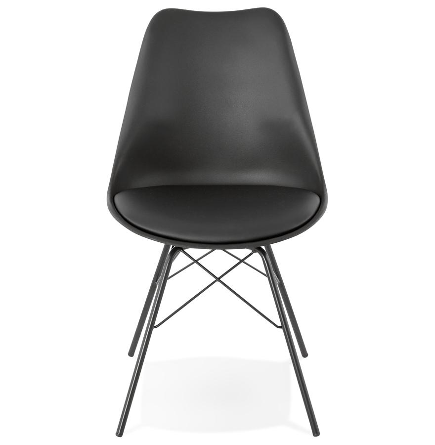 Kokoon Design Black Industrial Style 'BYBLOS' Designer Chair